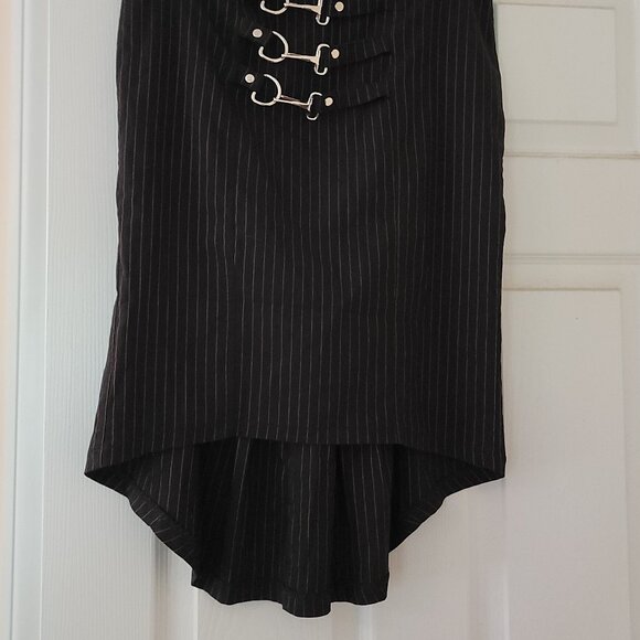 Lip Service Fishtail pinstriped skirt - Picture 1 of 7